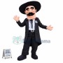 Gentleman Mascot Costume Custom Mascot