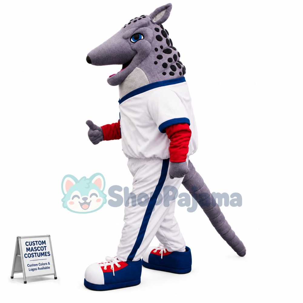 Sport Armadillo Mascot Costume