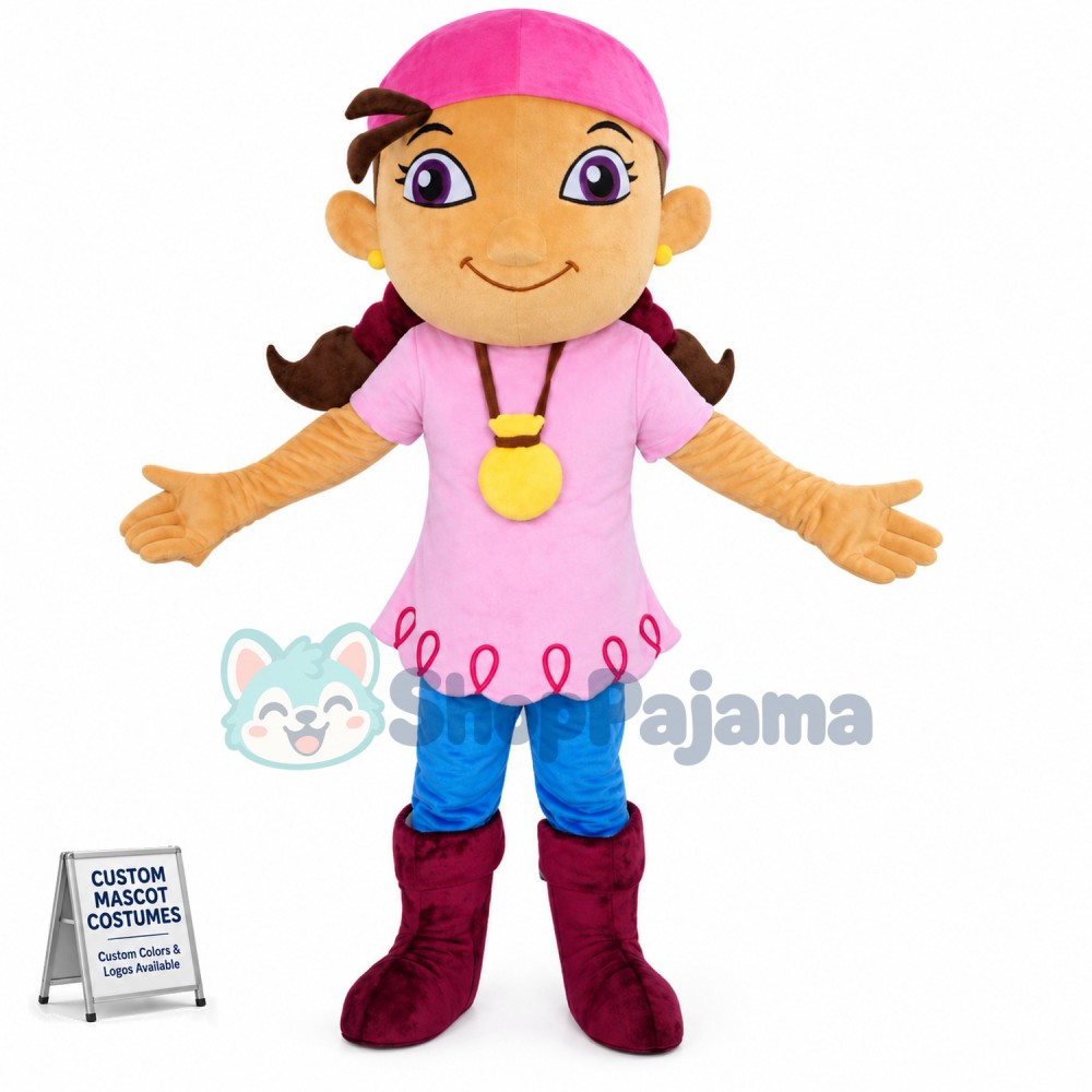 Pirate Izzy Mascot Costume