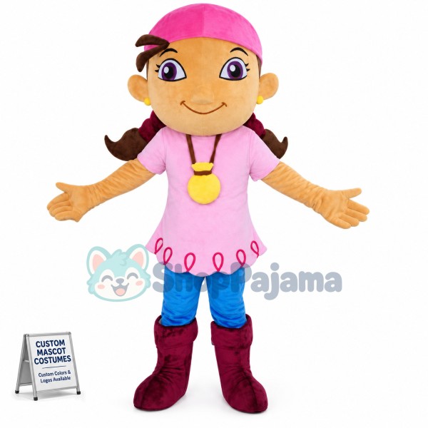 Pirate Izzy Mascot Costume