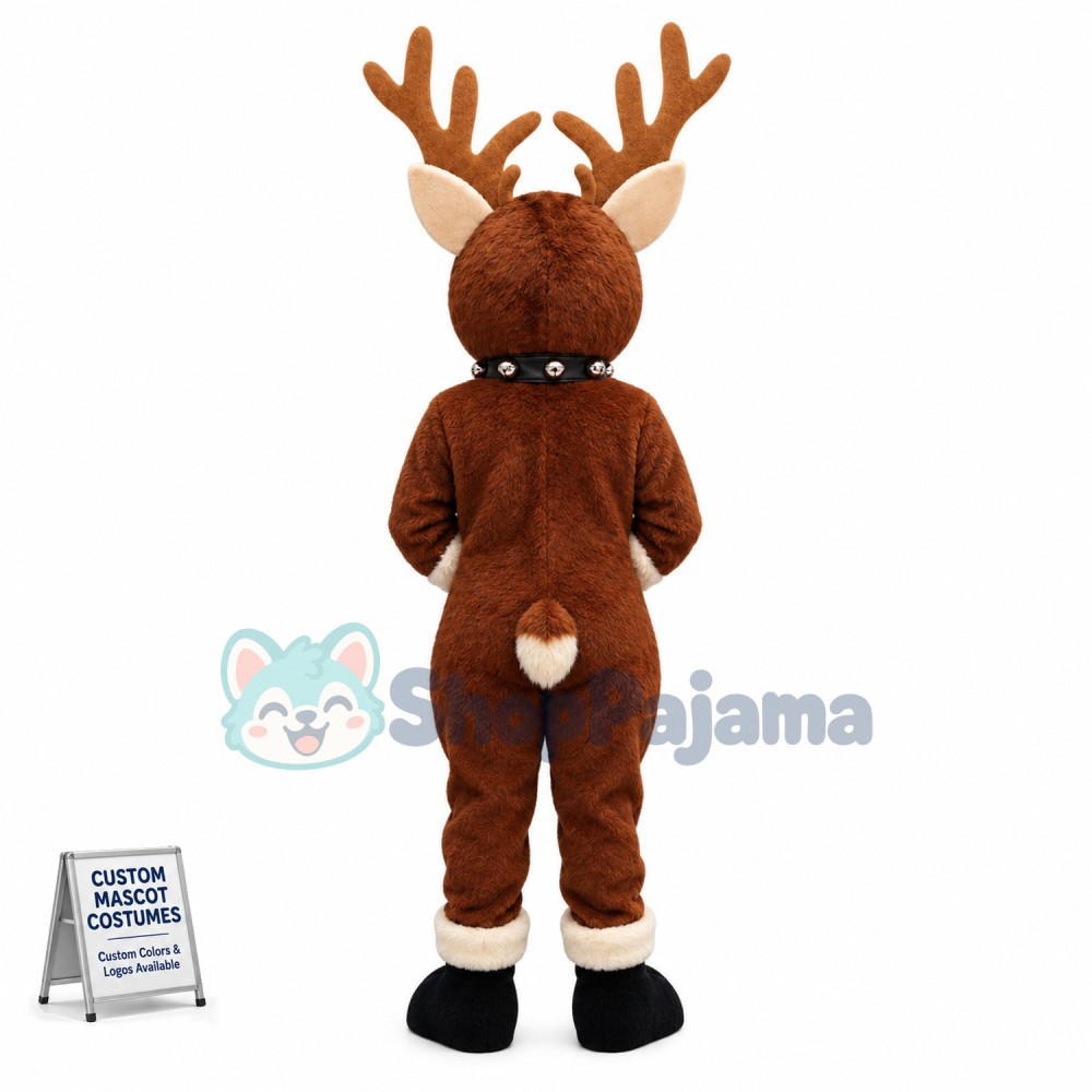 Custom Mascot Christmas Reindeer Mascot Costume