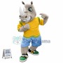 Custom Mascot Rhinoceros Mascot Costume