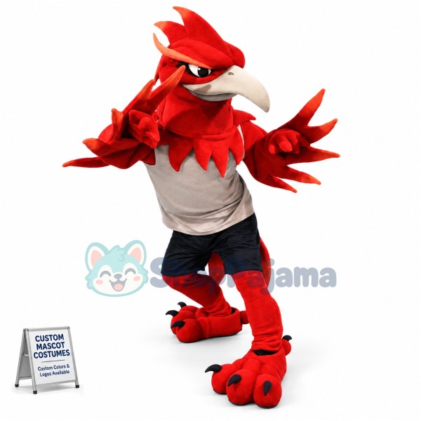 Fierce Phoenix Mascot Costume