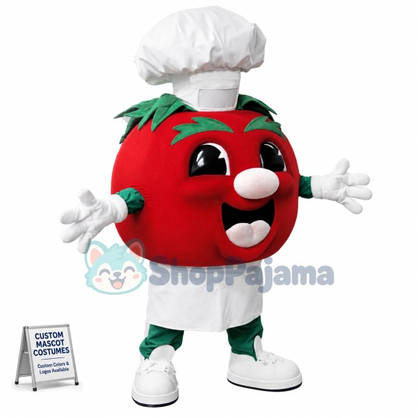 Chef Tomato Mascot Costume