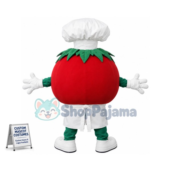 Chef Tomato Mascot Costume