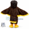 Brown Eagle Mascot Costume