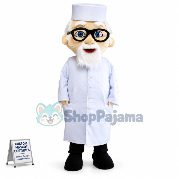Old Doctor Mascot Costume