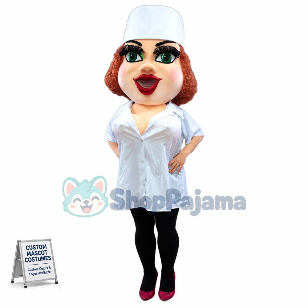 Top Quality Nurse Mascot Costume