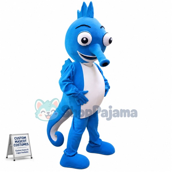 Happy Sea Horse Mascot Costume