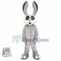 Smiling Bunny Mascot Costume