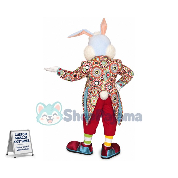 Gent Rabbit Mascot Costume