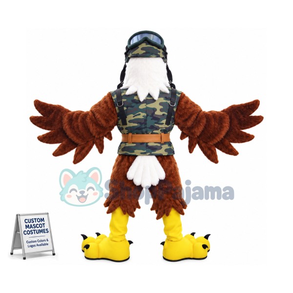 Army Eagle Mascot Costume