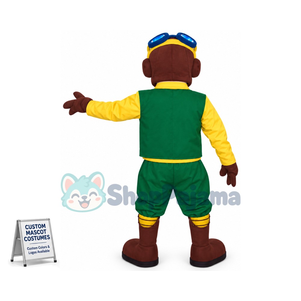 Aviator Mascot Costume