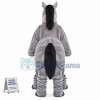 2 Person Grey Horse Mascot Costume