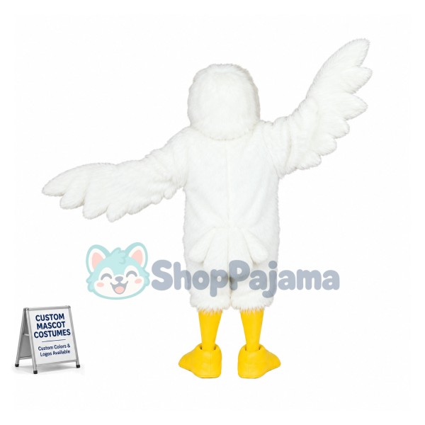 White Stork Mascot Costume