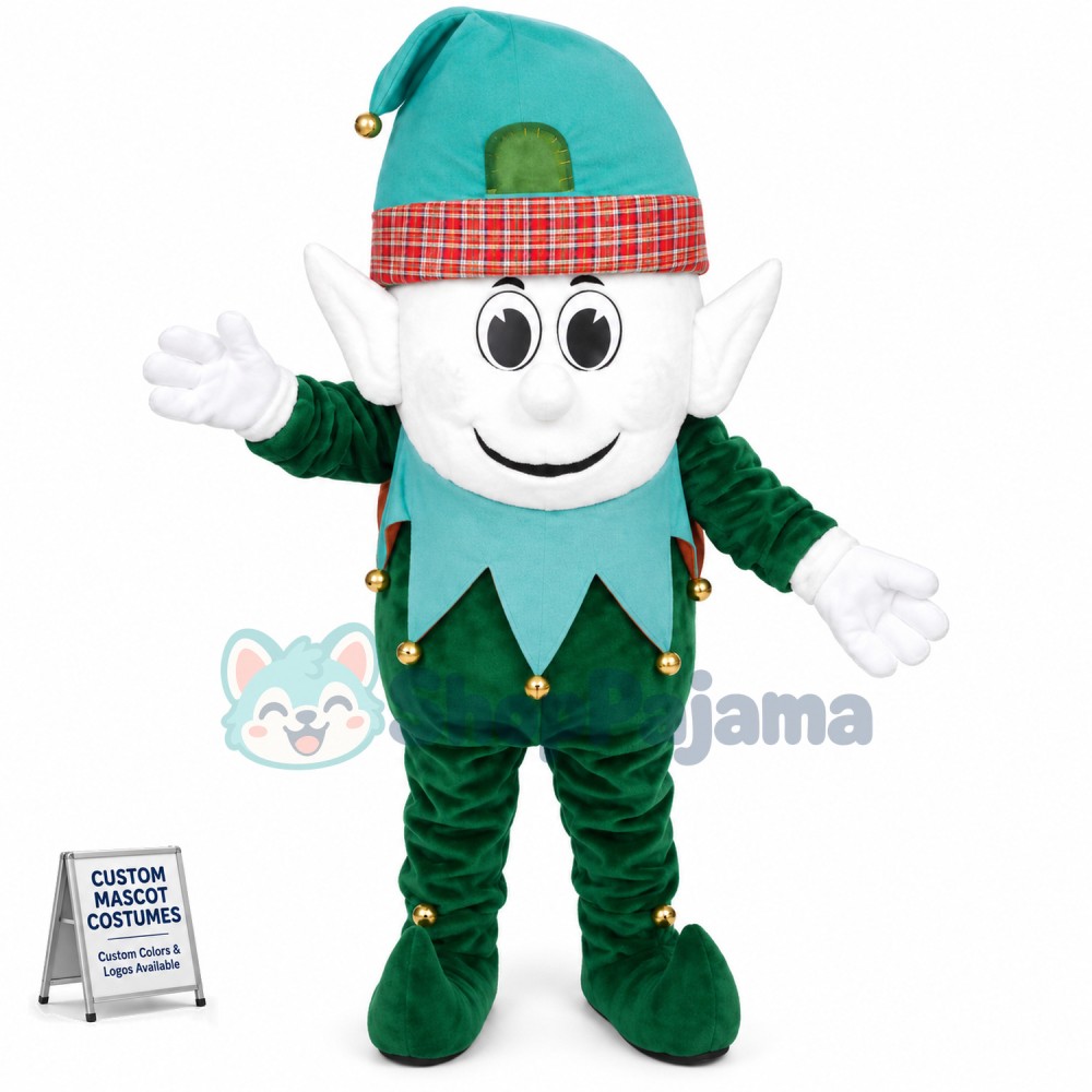 Christmas Elf Mascot Costume