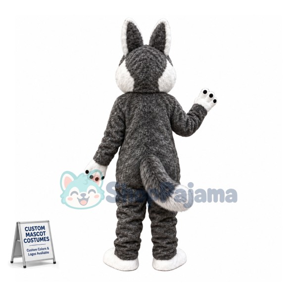 Cool Husky Dog Mascot Costume