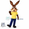 Friendly Lightweight Rabbit Mascot Costume