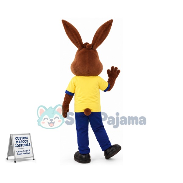 Friendly Lightweight Rabbit Mascot Costume