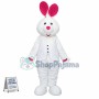 Easter White Bunny Rabbit Mascot Costume