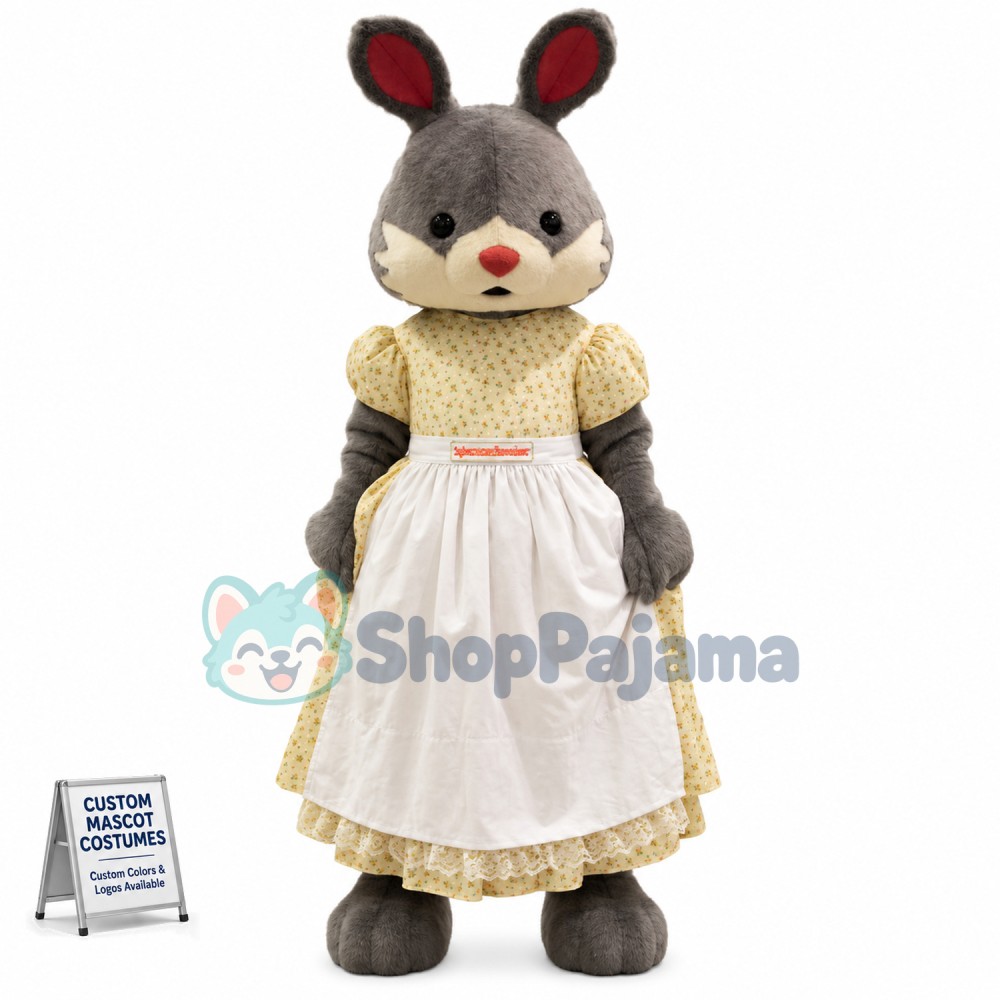 Lady Rabbit Mascot Costume