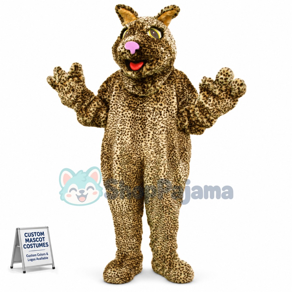 Jaguar Leopard Mascot Costume
