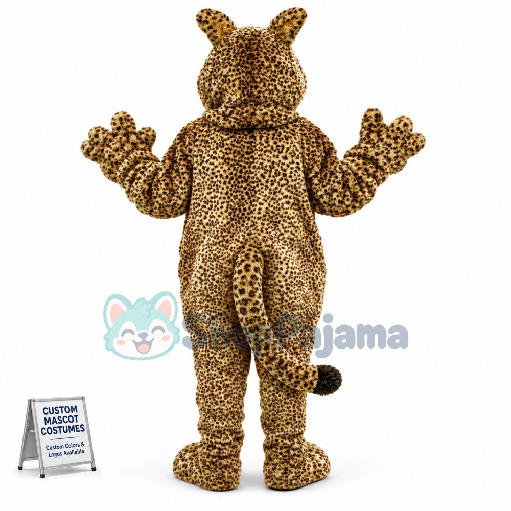 Jaguar Leopard Mascot Costume