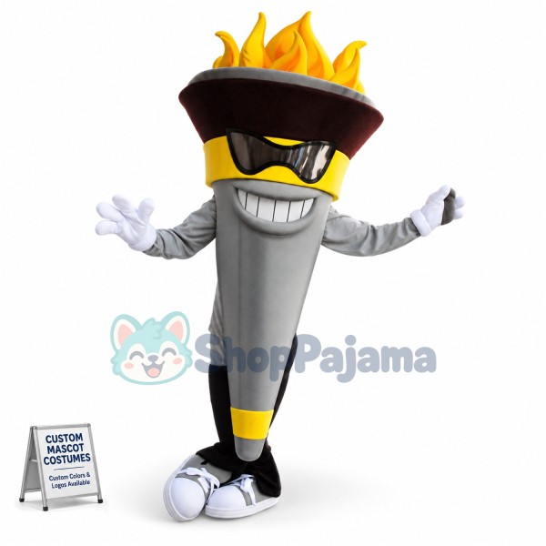 Torch Mascot Costume