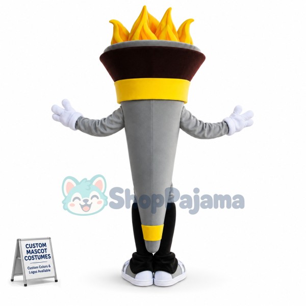 Torch Mascot Costume