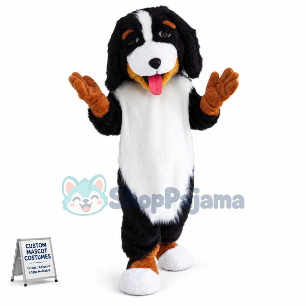 Bernese Mountain Dog Mascot Costume