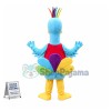 Peacock Mascot Costume Custom Mascot