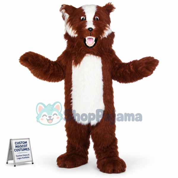 Fierce Badger Mascot Costume