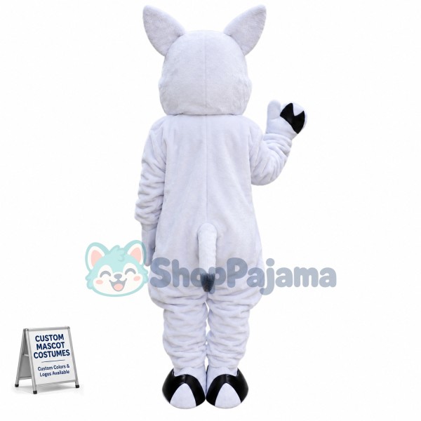 White Rhino Mascot Costume