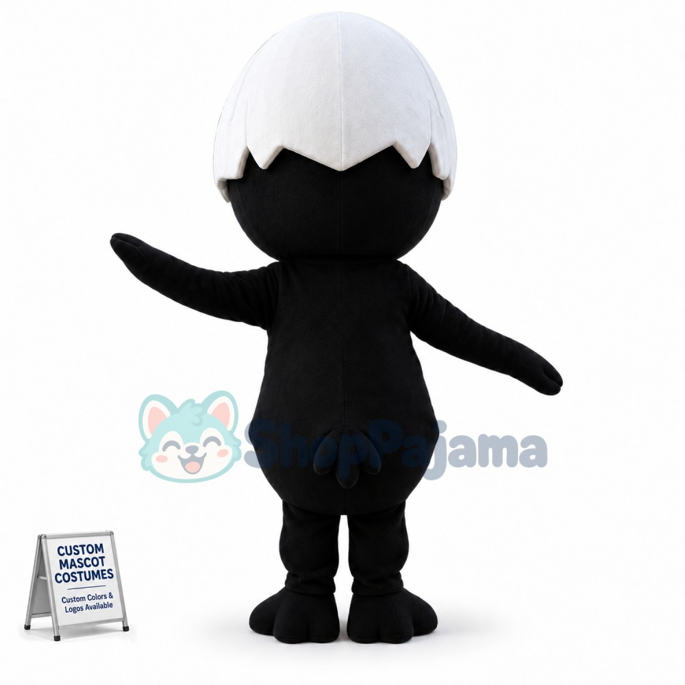 Black Chick Mascot Costume