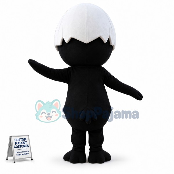 Black Chick Mascot Costume