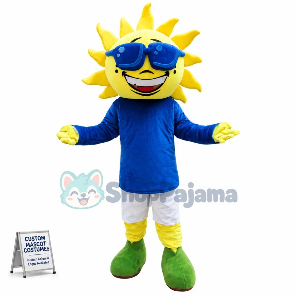 Sunflower Boy Mascot Costume