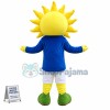 Sunflower Boy Mascot Costume