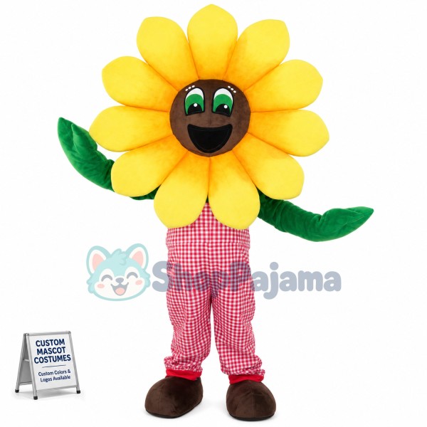 Happy Sunflower Mascot Costume
