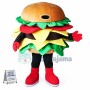 Custom Mascot Hamburger Mascot Costume