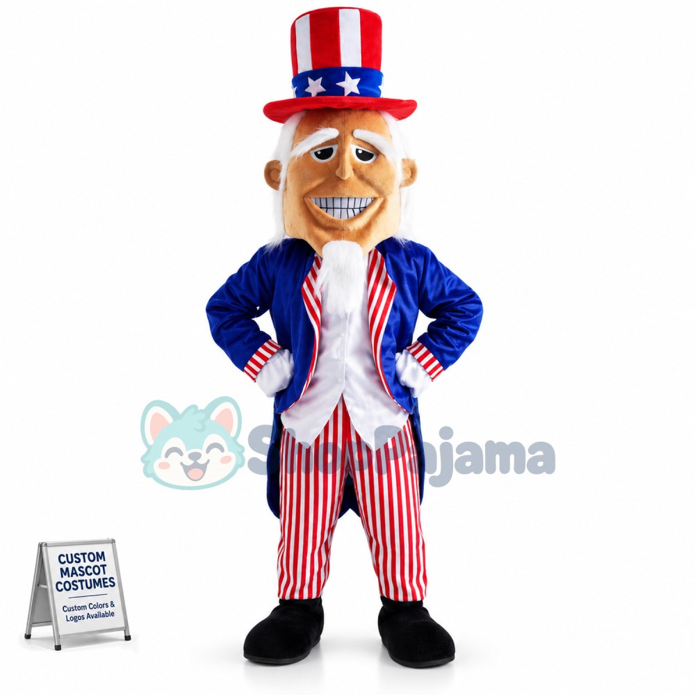 Uncle Sam Mascot Costume
