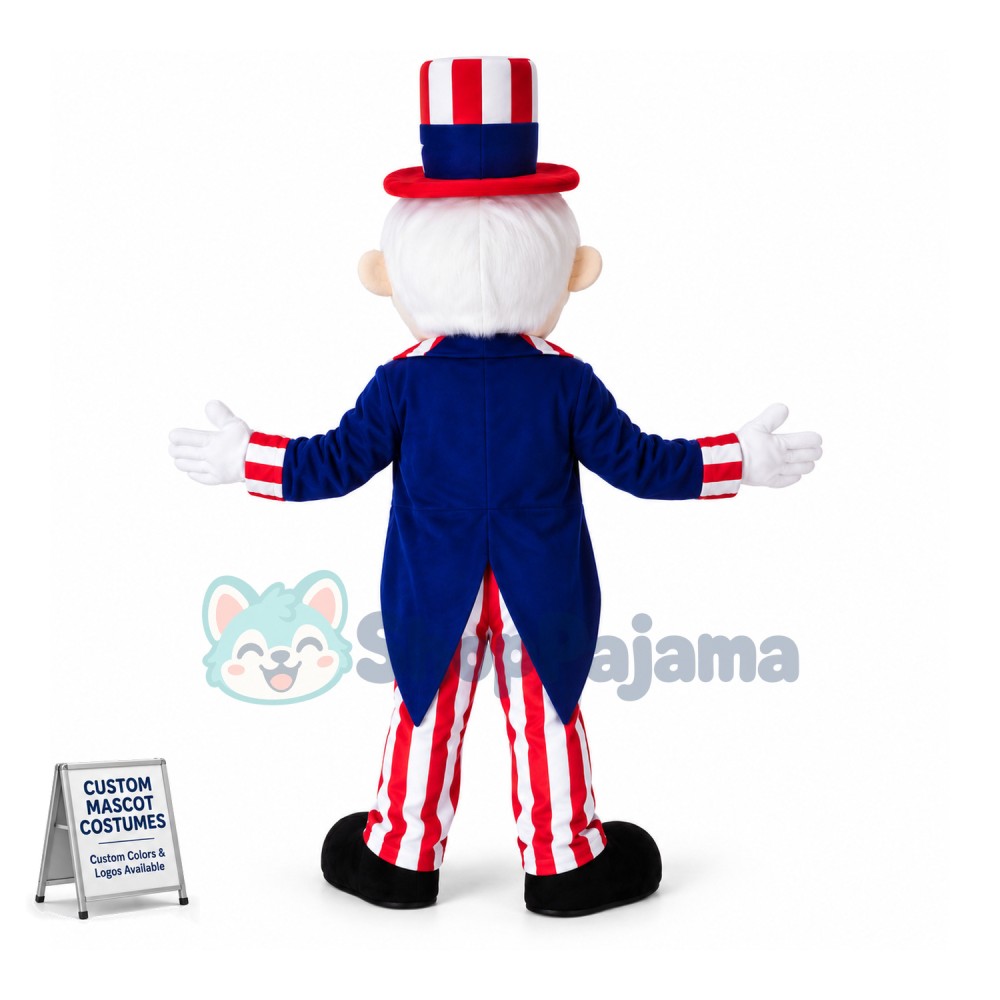 Cute Uncle Sam Mascot Costume