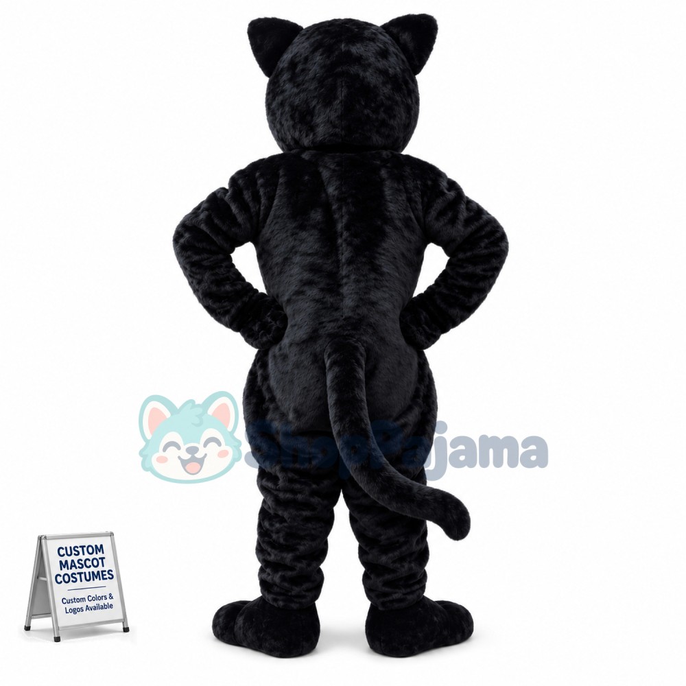 Custom Mascot Black Panther Mascot Costume