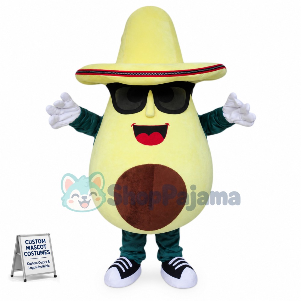 Avocado Mascot Costume