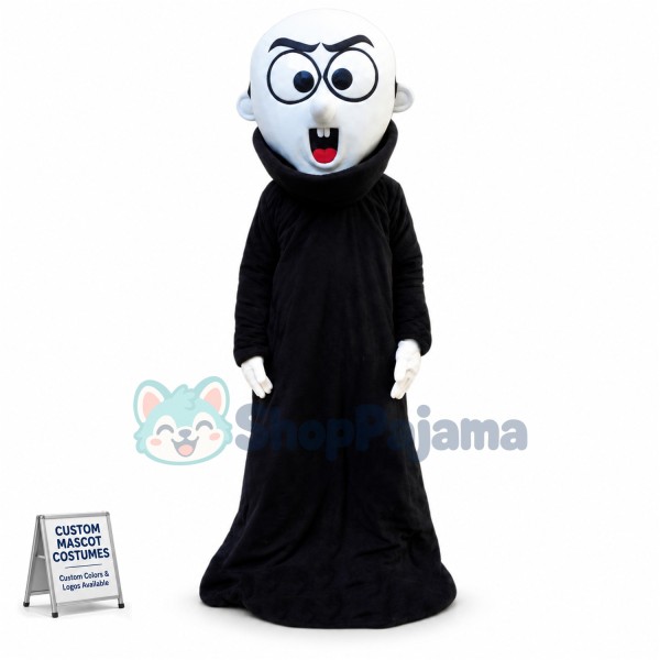 Black Devil Monster Mascot Costume