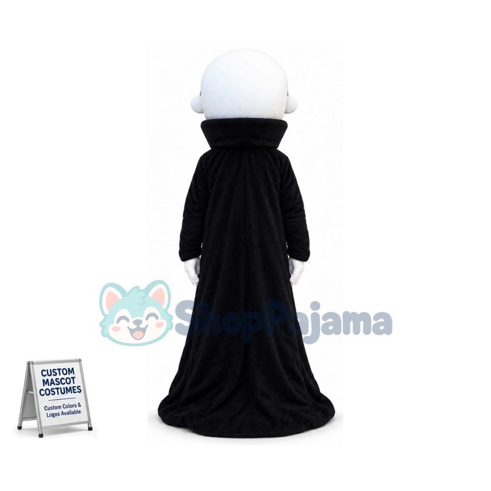 Black Devil Monster Mascot Costume