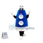 Blue Rocket Mascot Costume