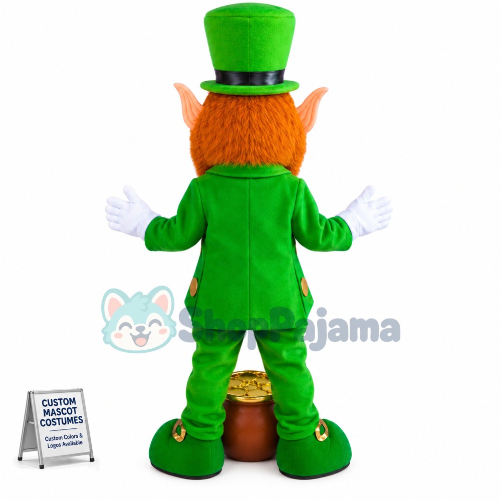 Custom Mascot Leprechaun Mascot Costume