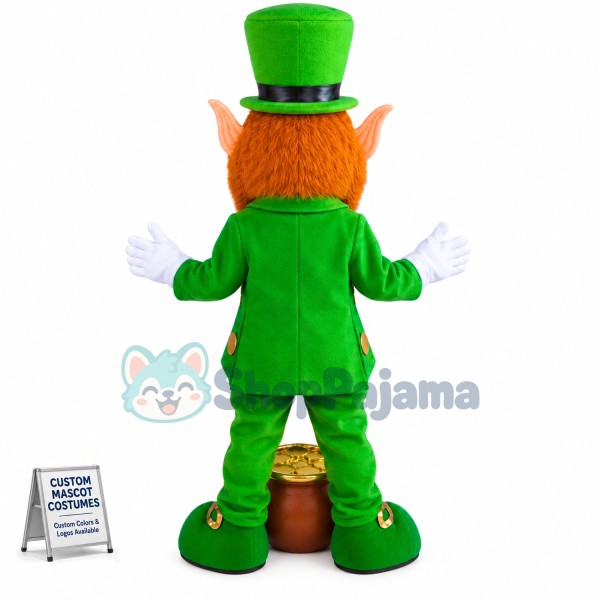 Custom Mascot Leprechaun Mascot Costume