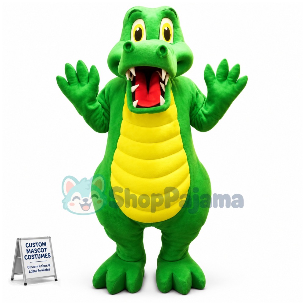 Amazing Quality Alligator Mascot Costume