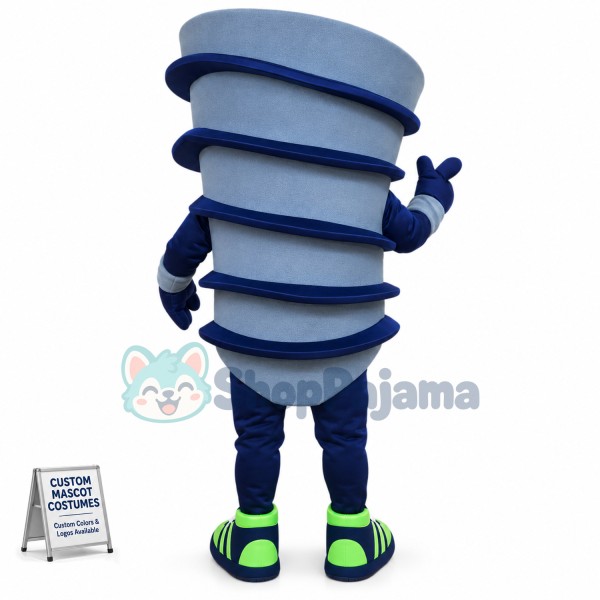 Happy Lightweight Tornado Mascot Costume